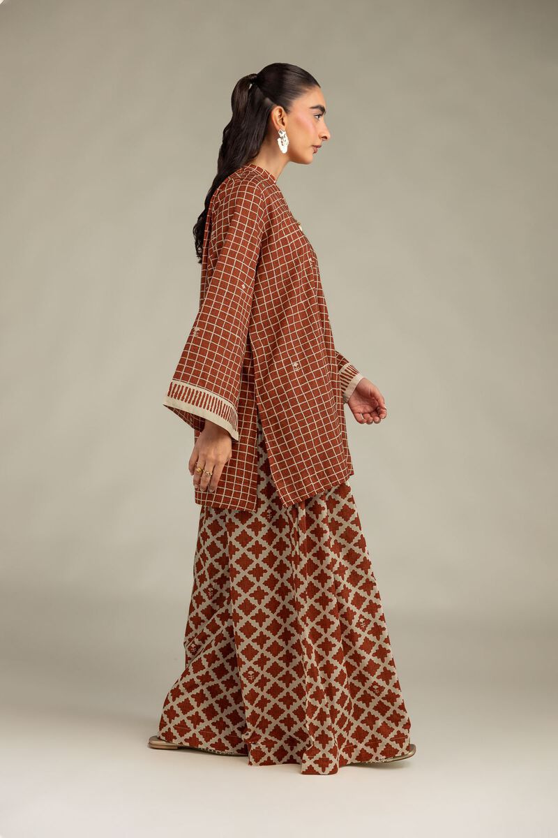 Printed | Cambric | Cambric V-Neck Kurta | USD 35.00