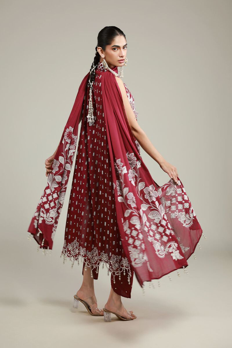 Dyed | Raw Silk | Co-ord 3 Piece | USD 125.00