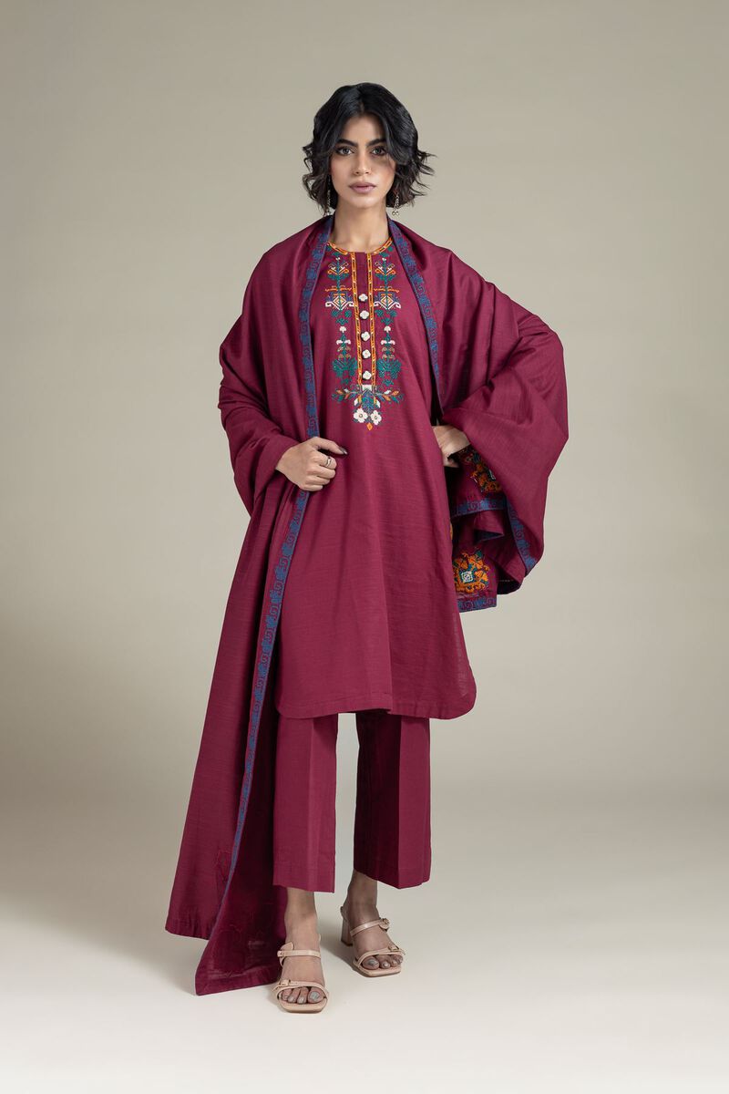 Embroidered | Textured Cotton | Dupatta | USD 20.00