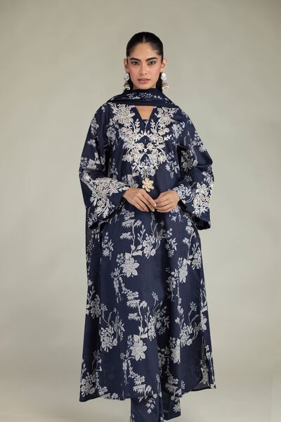 Embroidered | Cambric | Long Cambric Kurta | USD 45.00