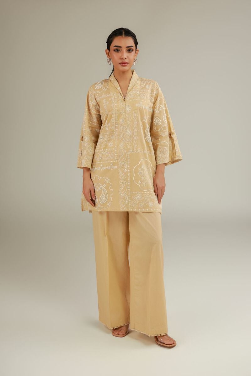 Cambric | Band Collar Kurta | USD 35.00