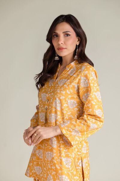 Embroidered | Cambric | Floral Short Kurta | USD 30.00