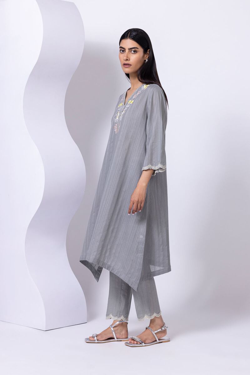 Embroidered | Leno | Pants | USD 6.00
