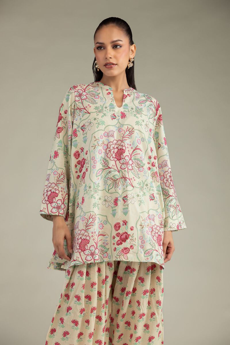 Printed | Cambric | Floral Cambric Kurta | USD 35.00