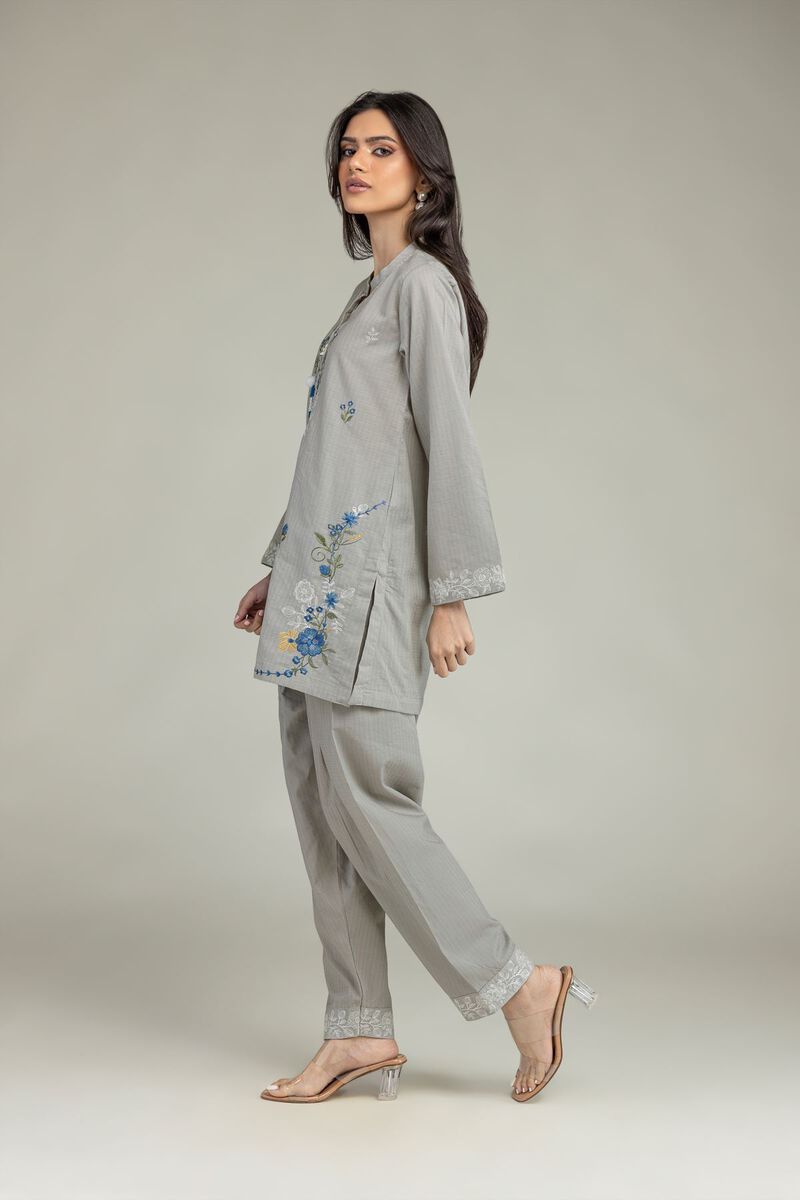 Embroidered | Cotton Dobby | Floral Cotton Shalwar | USD 25.00