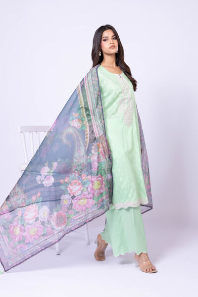 Printed | Polyester Net | Dupatta | USD 7.50