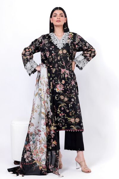 Embroidered | Lawn | Fabrics 3 Piece | USD 25.00