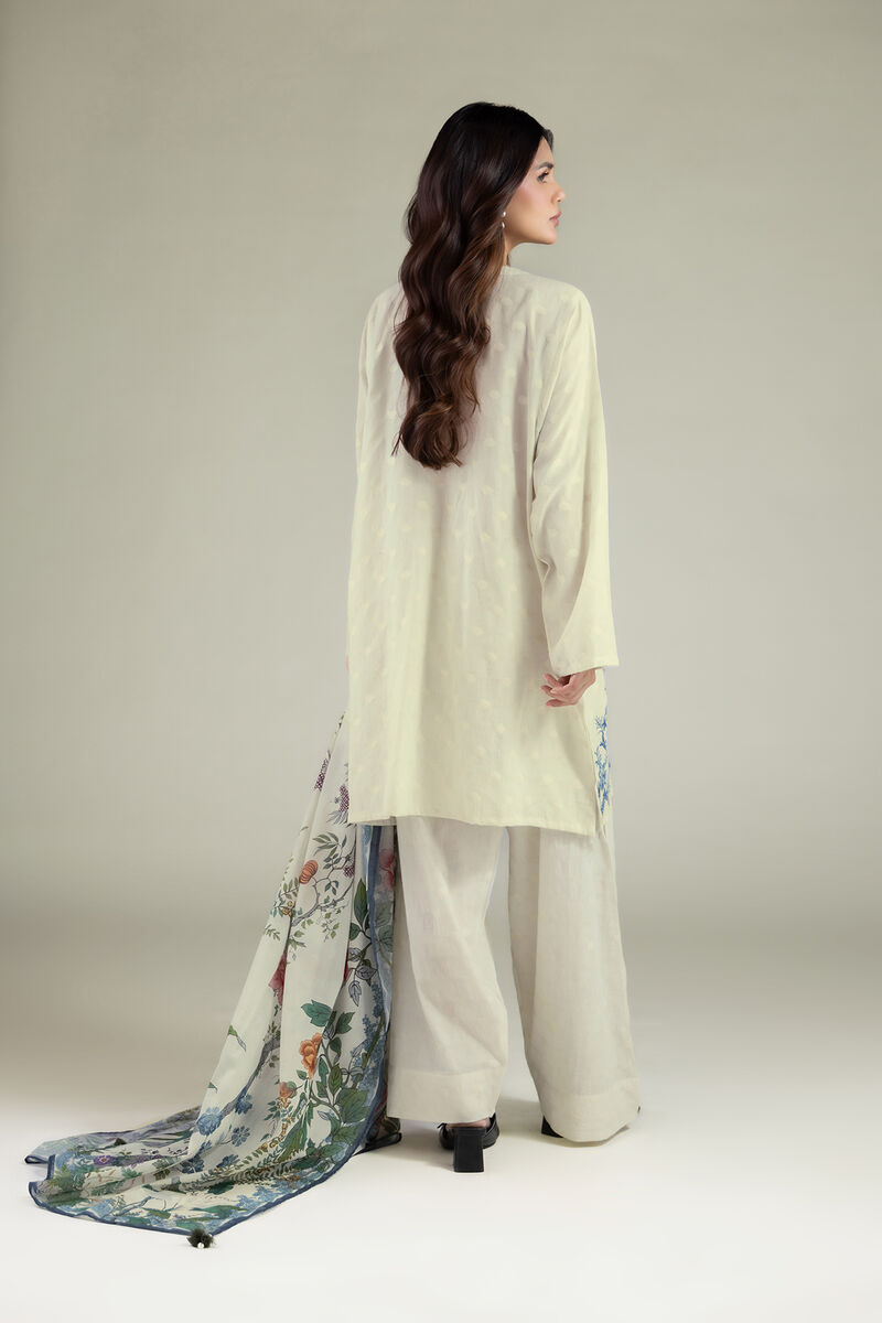 Embroidered | Broshia | Tailored Floral 3-Piece | USD 80.00