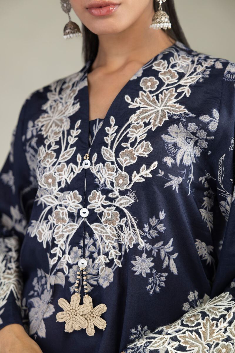 Embroidered | Cambric | Long Cambric Kurta | USD 45.00