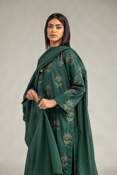 Embroidered | Lawn | Floral Lawn Dupatta | USD 30.00