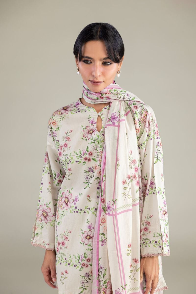 Printed | Lawn | Floral Lawn Dupatta | USD 30.00