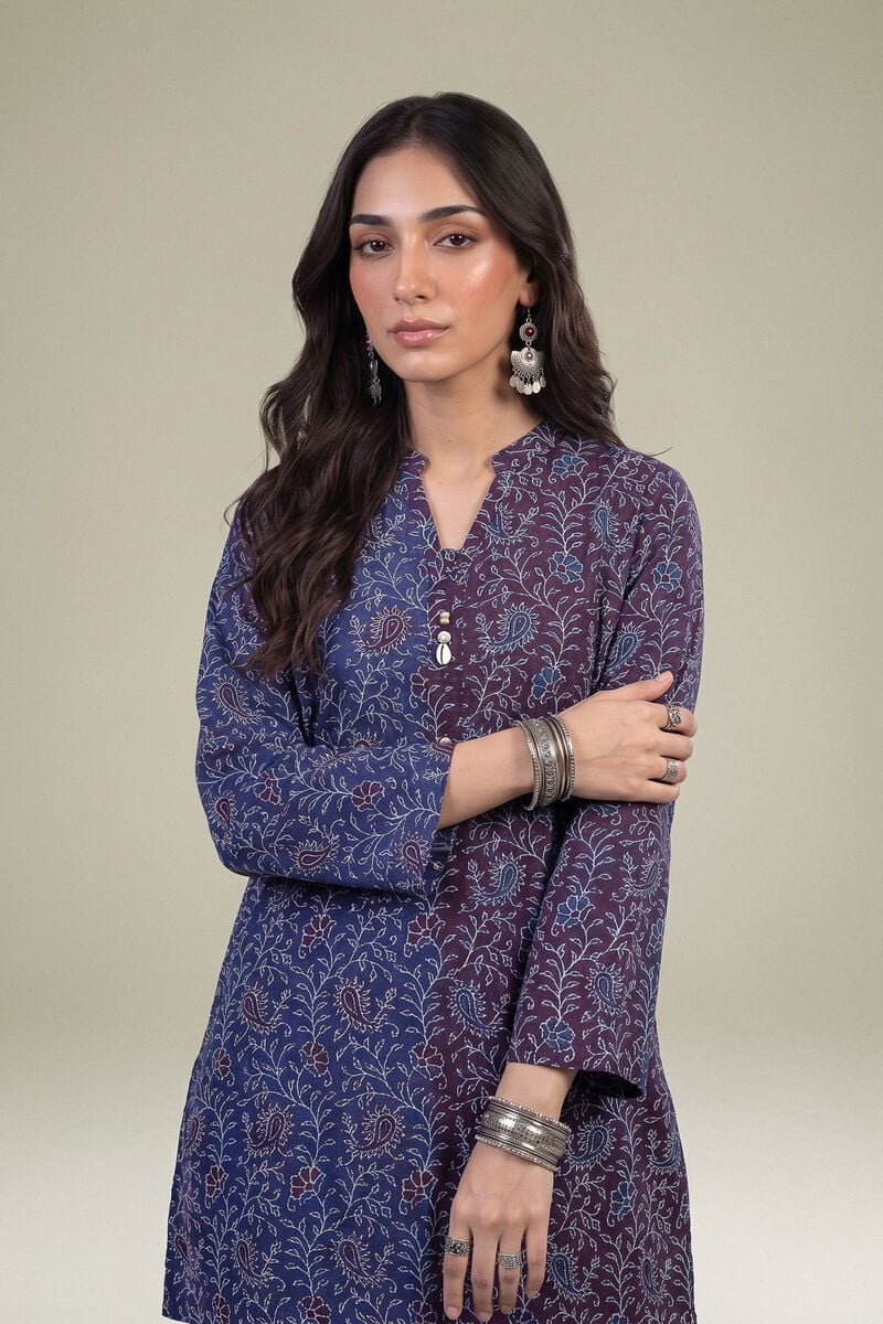 Printed | Light Khaddar | Short Printed Kurta | USD 35.00