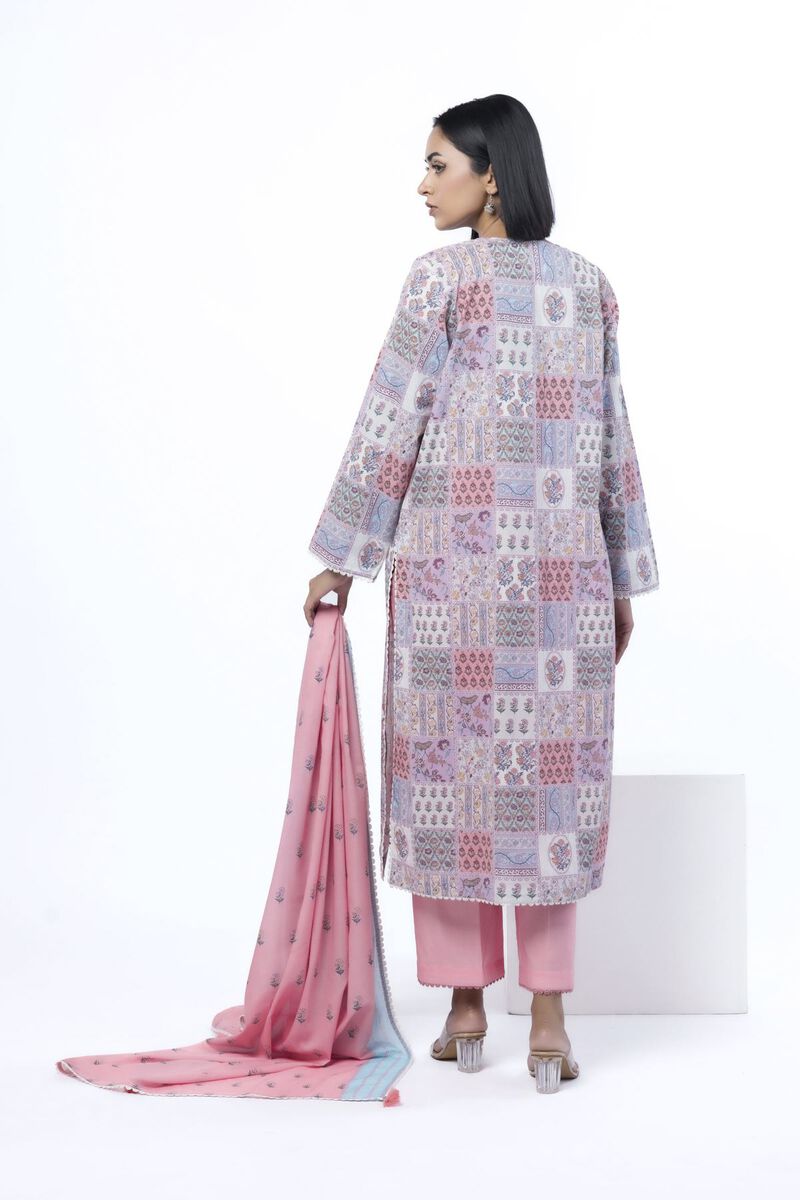 Printed | Cotton | Tailored 3 Piece | USD 22.50