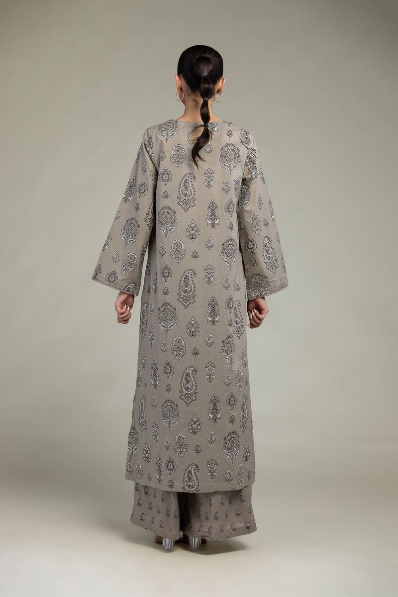 Printed | Cambric | Paisley Floral Kurta | USD 40.00