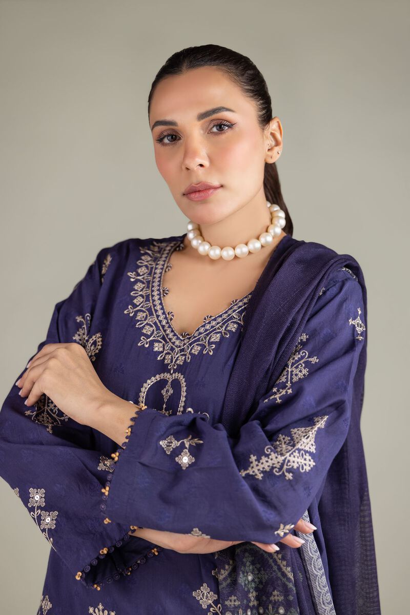 Embroidered | Broshia | Tailored 3 Piece | USD 80.00