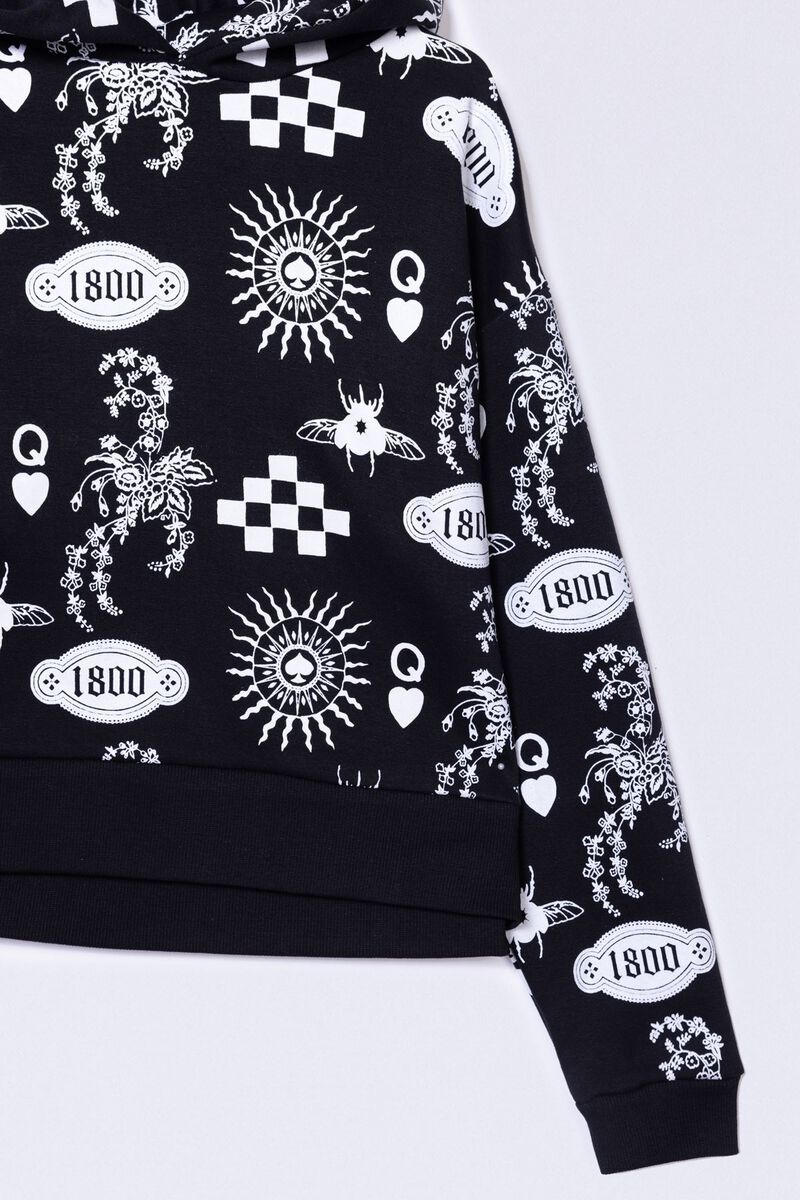 Printed | Cotton Polyester Fleece | Hoodie | USD 7.50