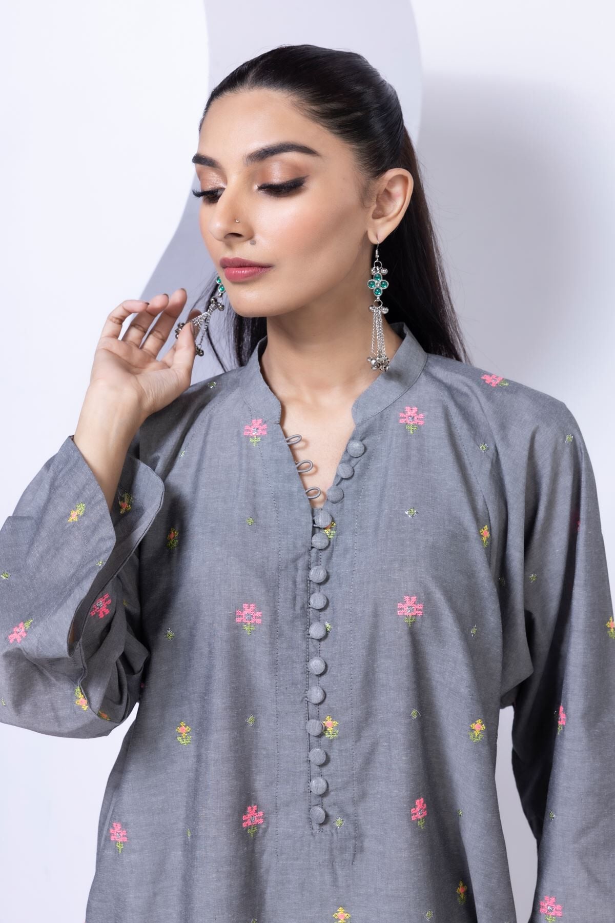 Buy Kurta | 0.0 N/A | 25-02E18-08TA-VG_MULTI | Khaadi United States