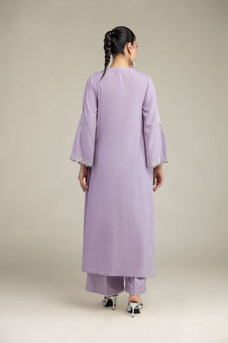 Embroidered | Raw Silk | Long Embroidered Kurta | USD 60.00