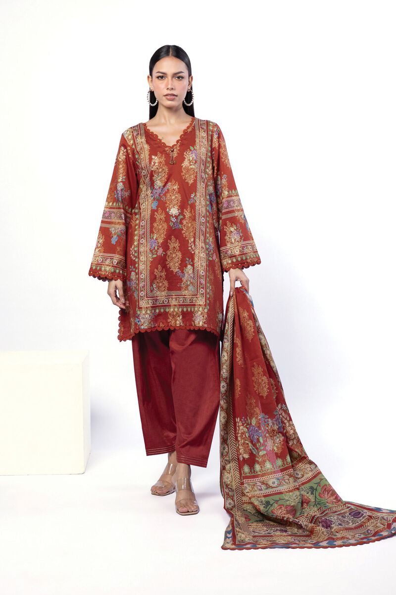 Printed | Jacquard | Tailored 3 Piece | USD 70.00