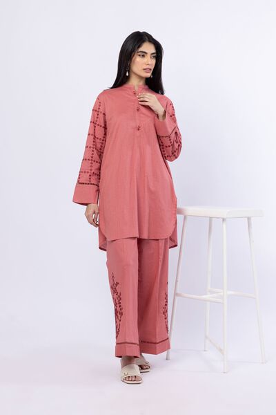 Embroidered | Linen Cotton | Pants | USD 28.00