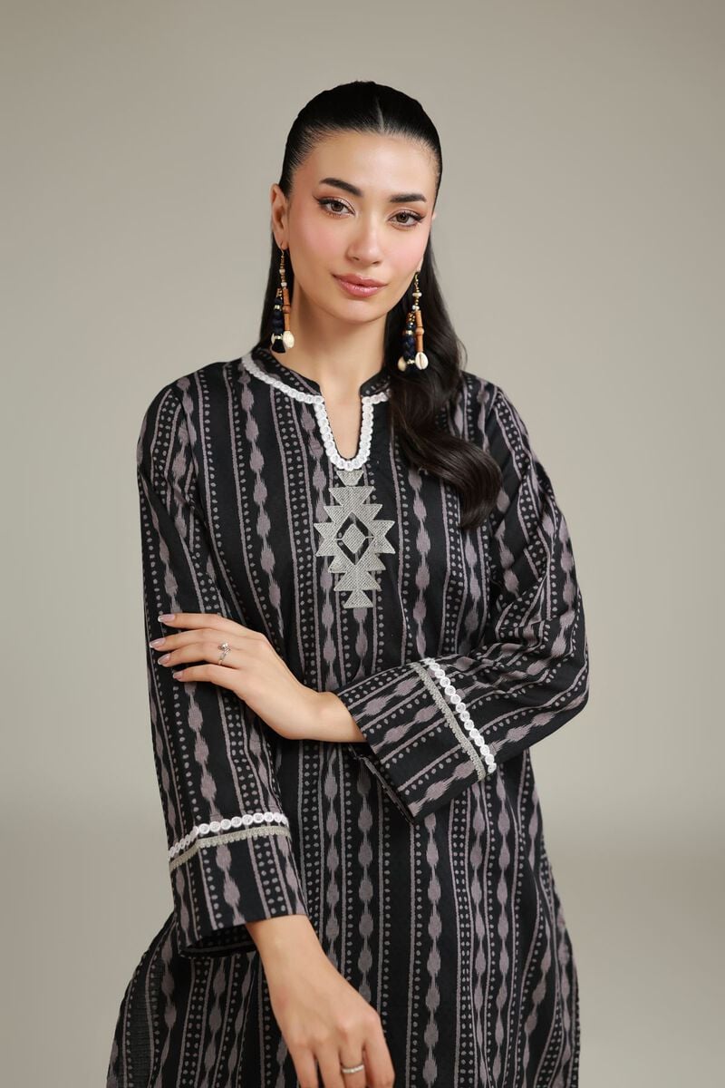 Embroidered | Cotton Dobby | Short Cotton Kurta | USD 30.00