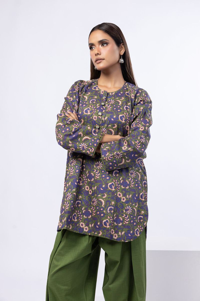 Printed | Crosshatch Poplin | Kurta | USD 25.00