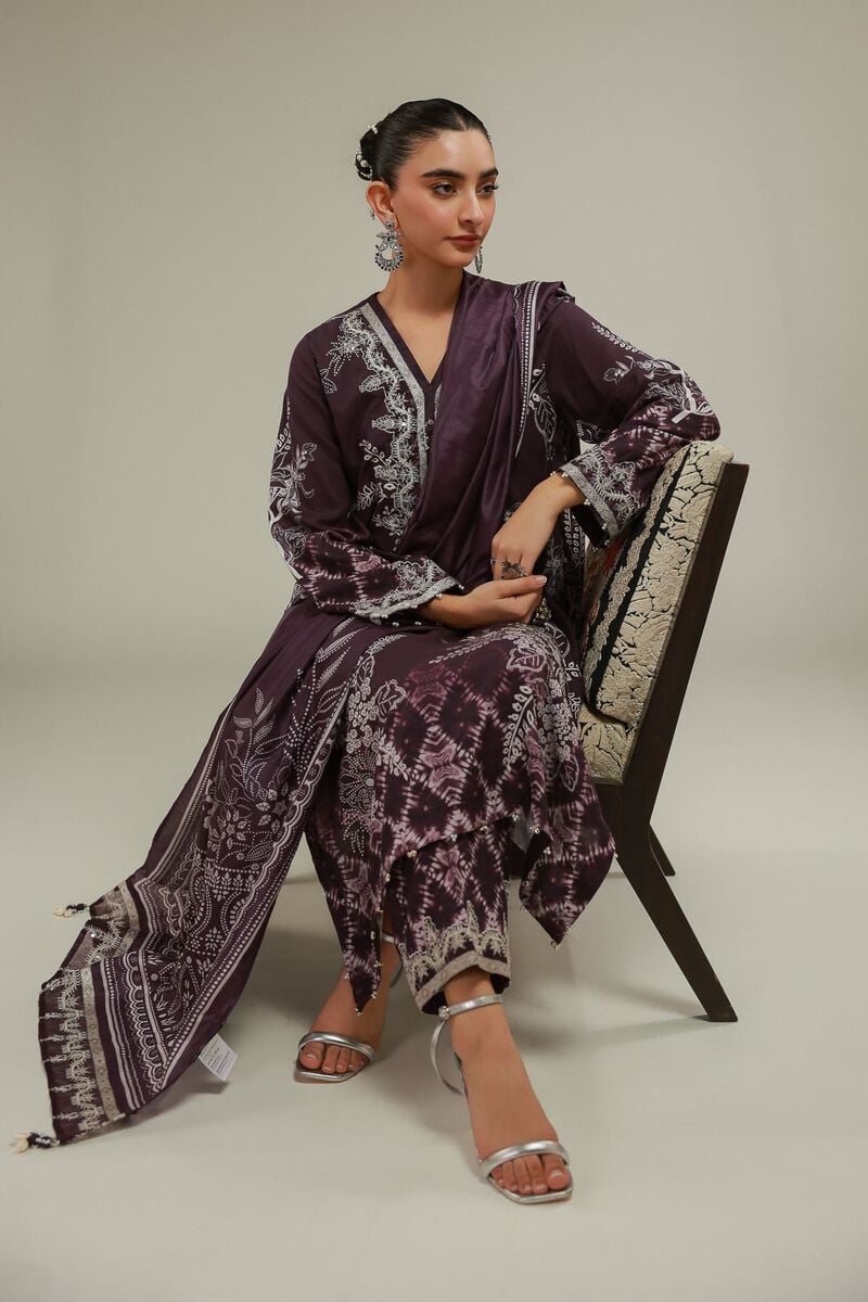 Embroidered | Raw Silk | Floral Longline Kurta | USD 55.00