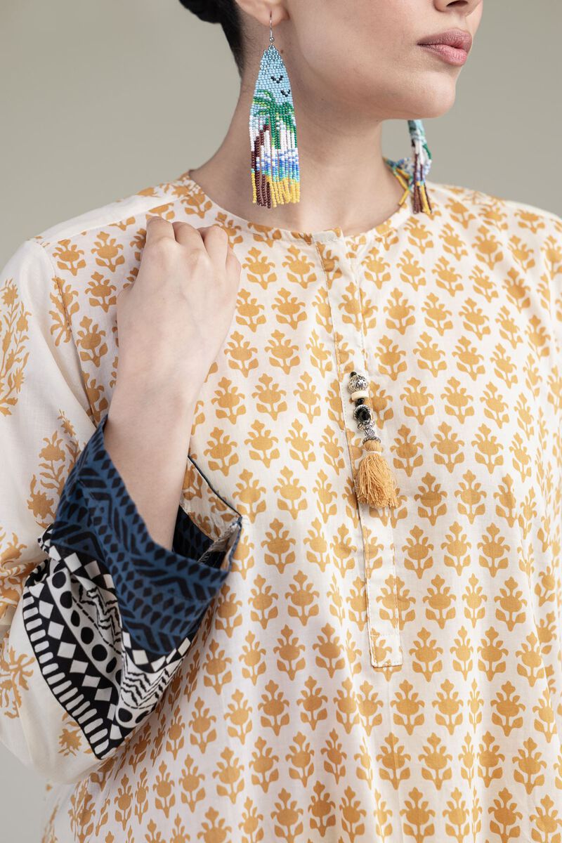 Printed | Cambric | Short Cambric Kurta | USD 30.00