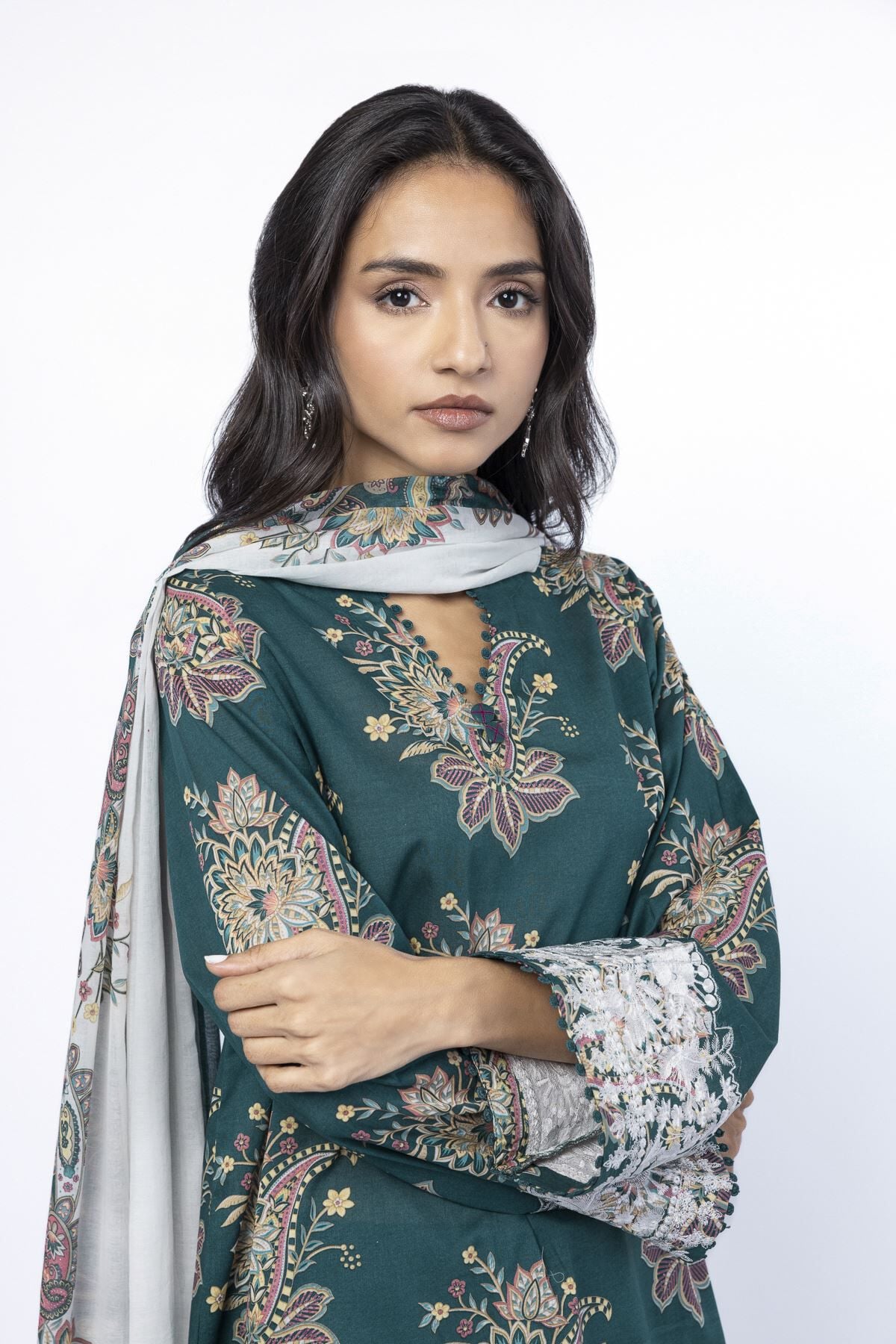 Buy Tailored 3 Piece | 0.0 N/A | SS2550BST-VG_MULTI | Khaadi