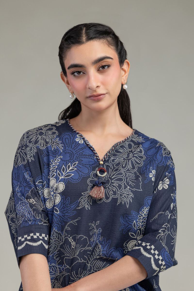 Printed | Cotton Dobby | Short Floral Kurta | USD 35.00