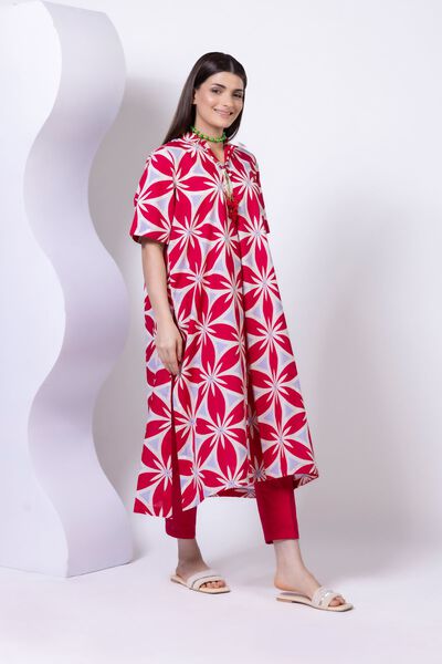 Printed | Crosshatch Poplin | Pants | USD 7.50