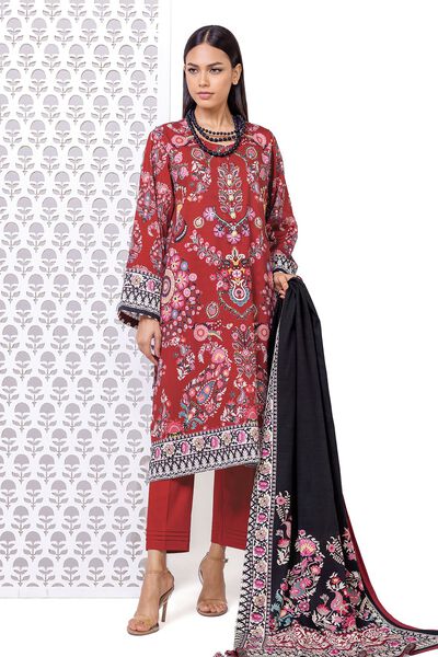 Printed | Marina Twill | Tailored 3 Piece | USD 35.00