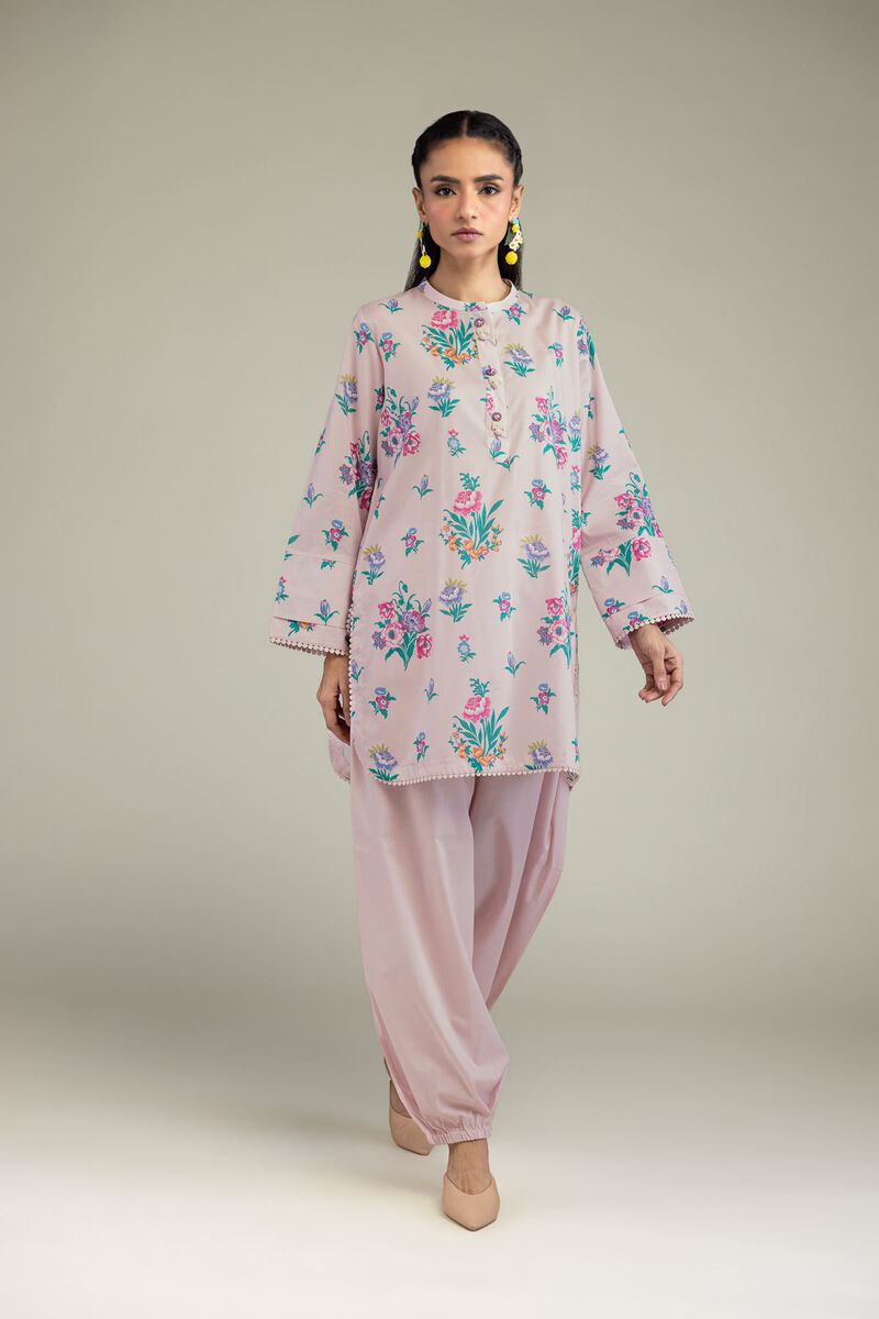 Printed | Cambric | Solid Pink Pants | USD 25.00