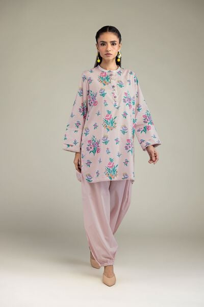 Printed | Cambric | Solid Pink Pants | USD 25.00