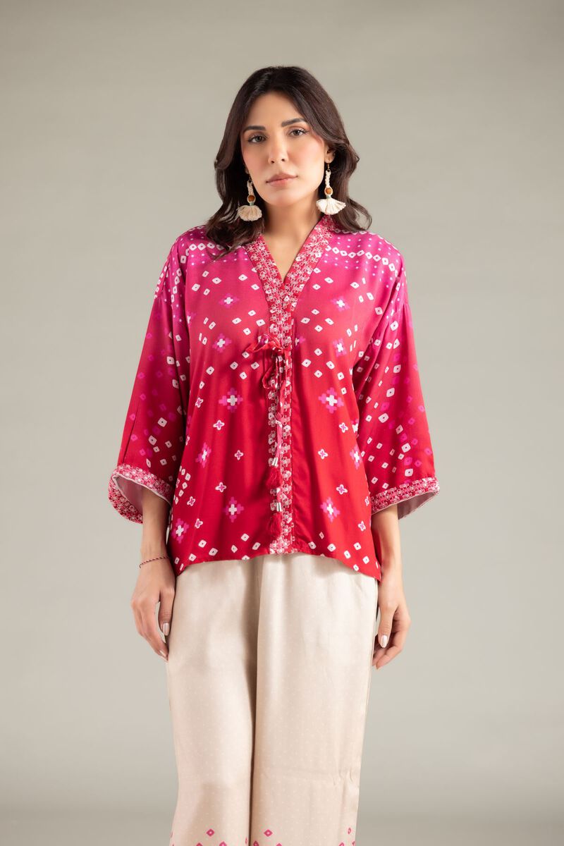 Embroidered | Viscose Crepe | Tunic | USD 40.00