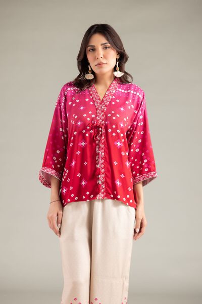 Embroidered | Viscose Crepe | Tunic | USD 40.00