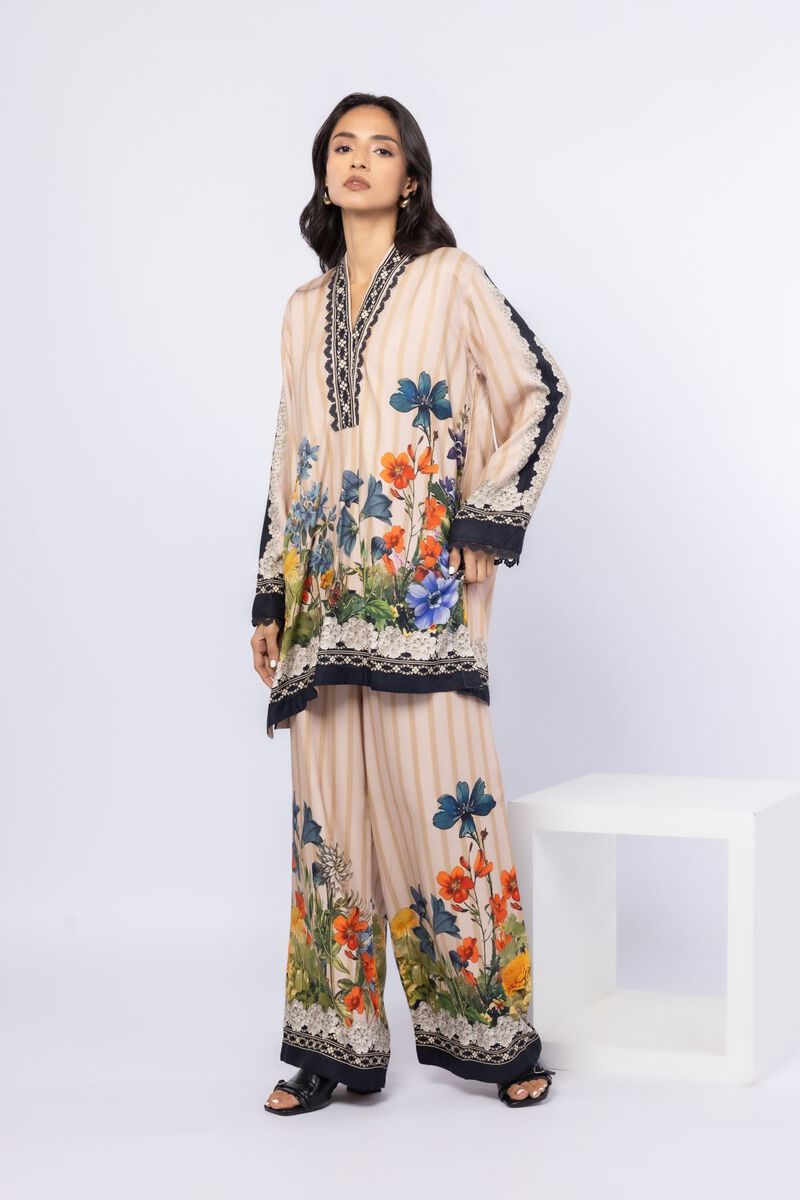 Printed | Viscose Crepe | Pants | USD 7.50
