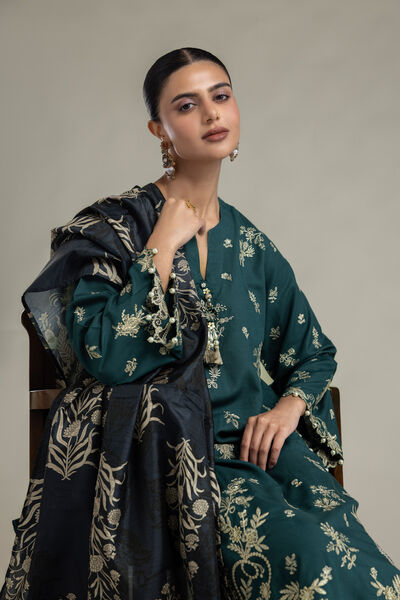 Embroidered | Polyester Silk | Silk Floral Dupatta | USD 35.00