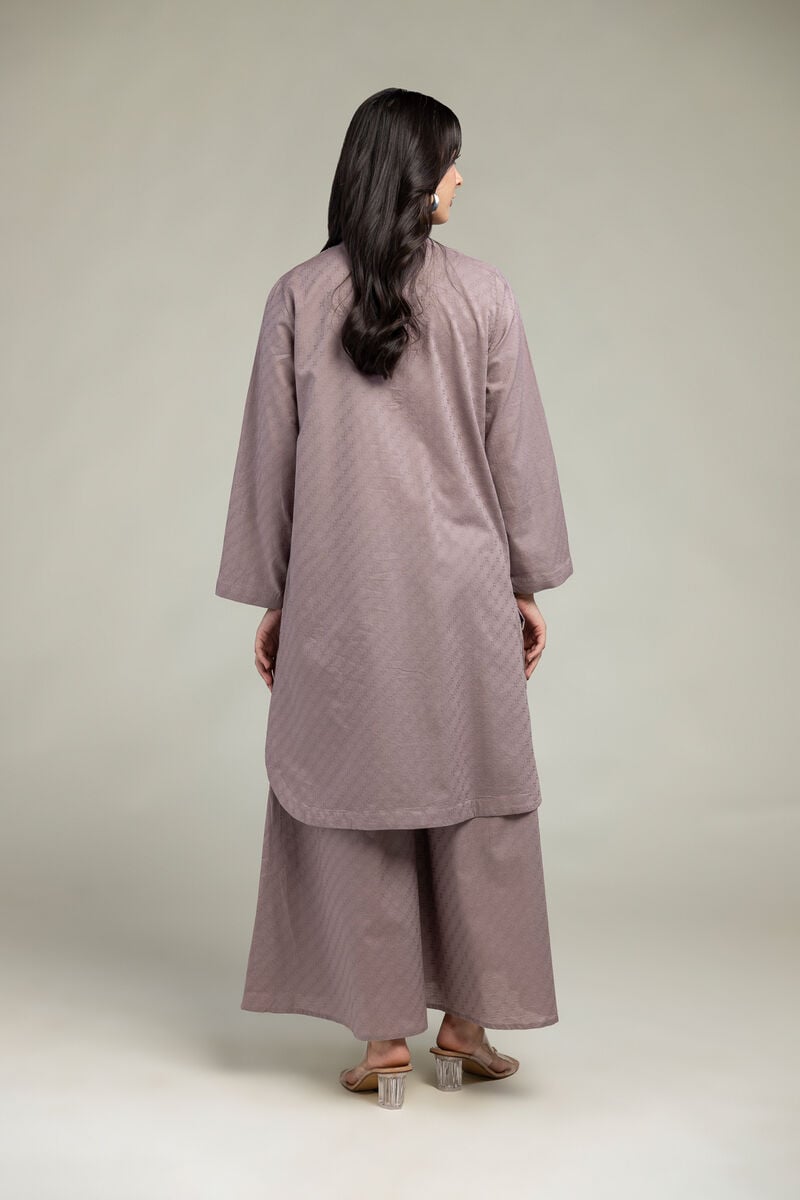 Dyed | Cotton Dobby | Cotton Longline Kurta | USD 35.00
