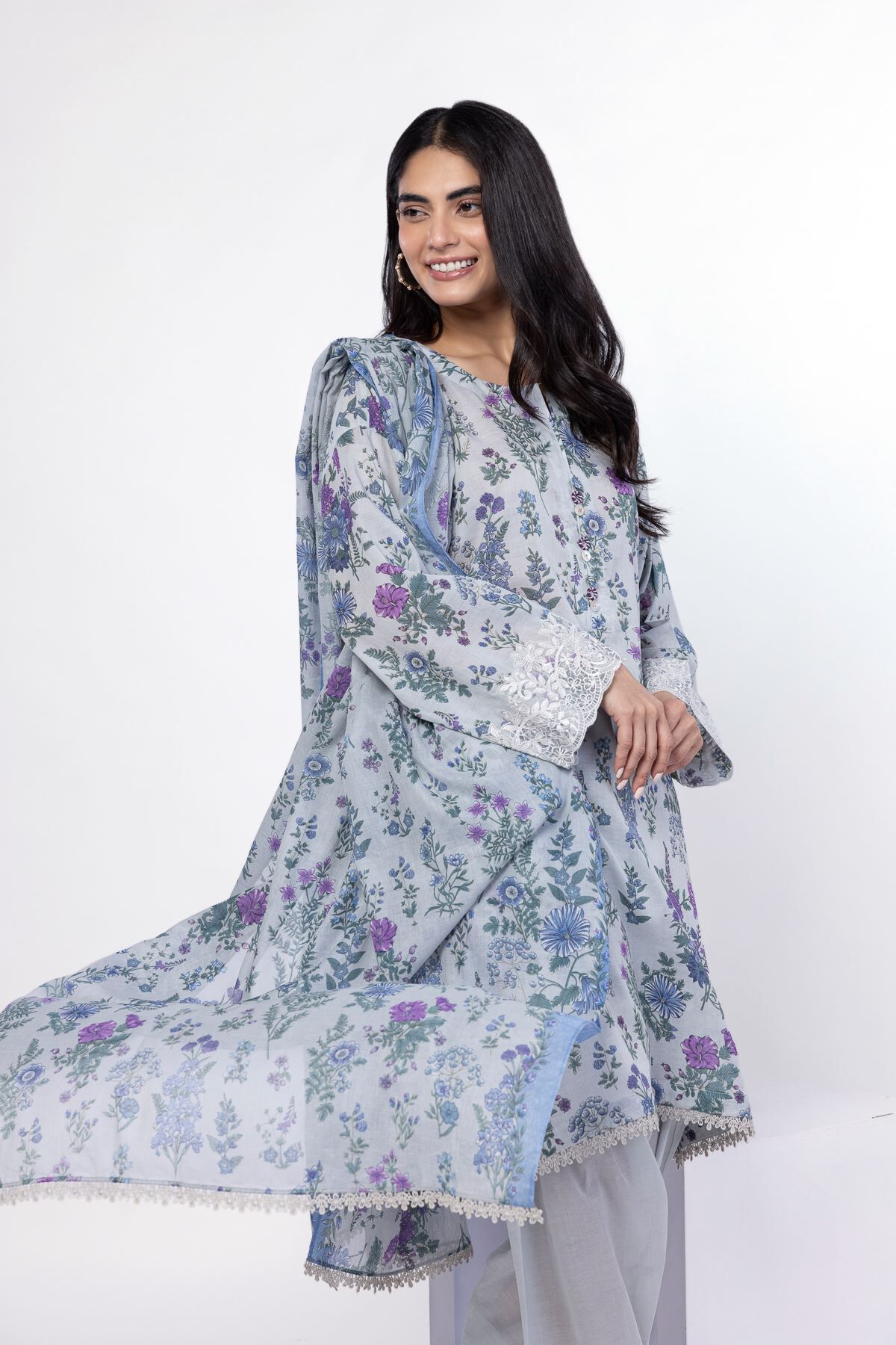 Buy Tailored 3 Piece | 0.0 N/A | SS2335BST-VG_MULTI | Khaadi