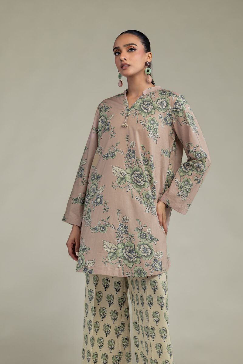 Printed | Cambric | Short Floral Kurta | USD 35.00