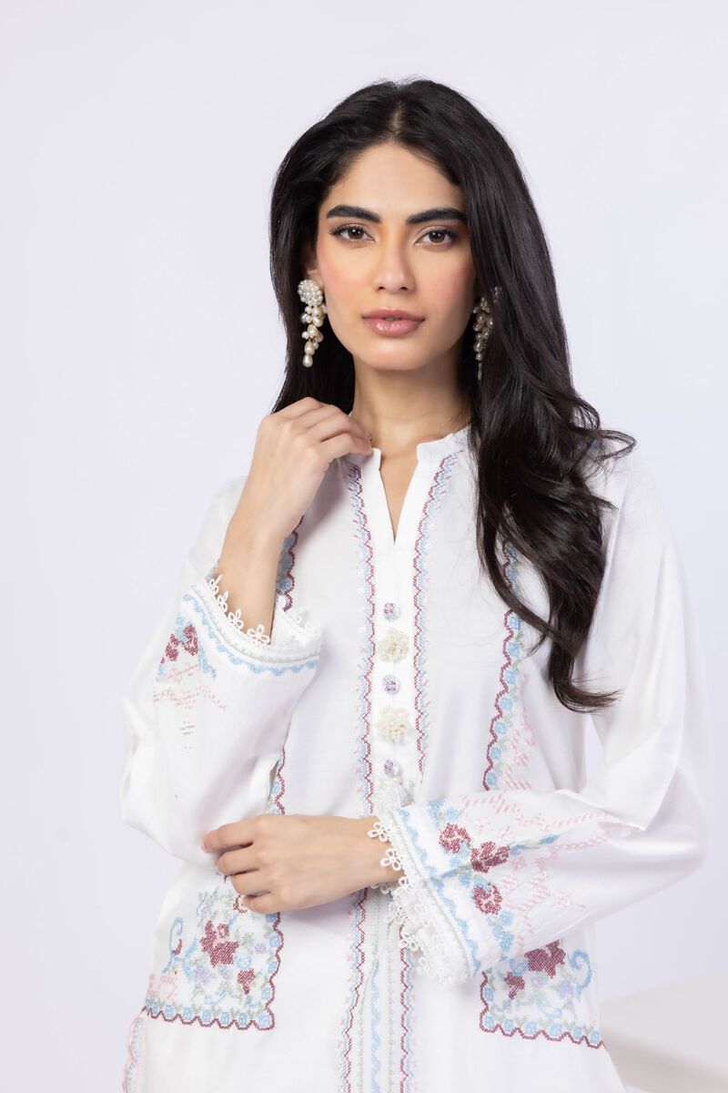Embroidered | Raw Silk | Kurta | USD 20.00