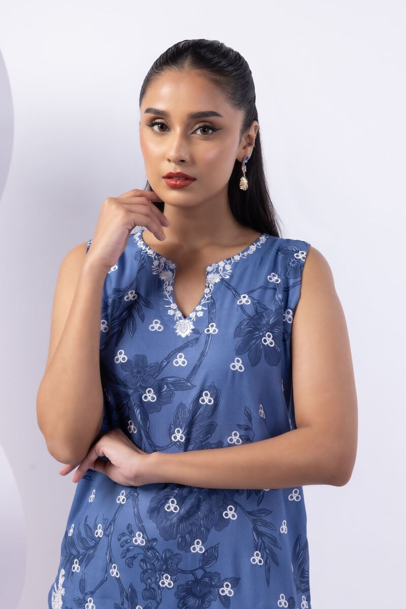 Embroidered | Crosshatch Raw Silk | Kurta | USD 13.50
