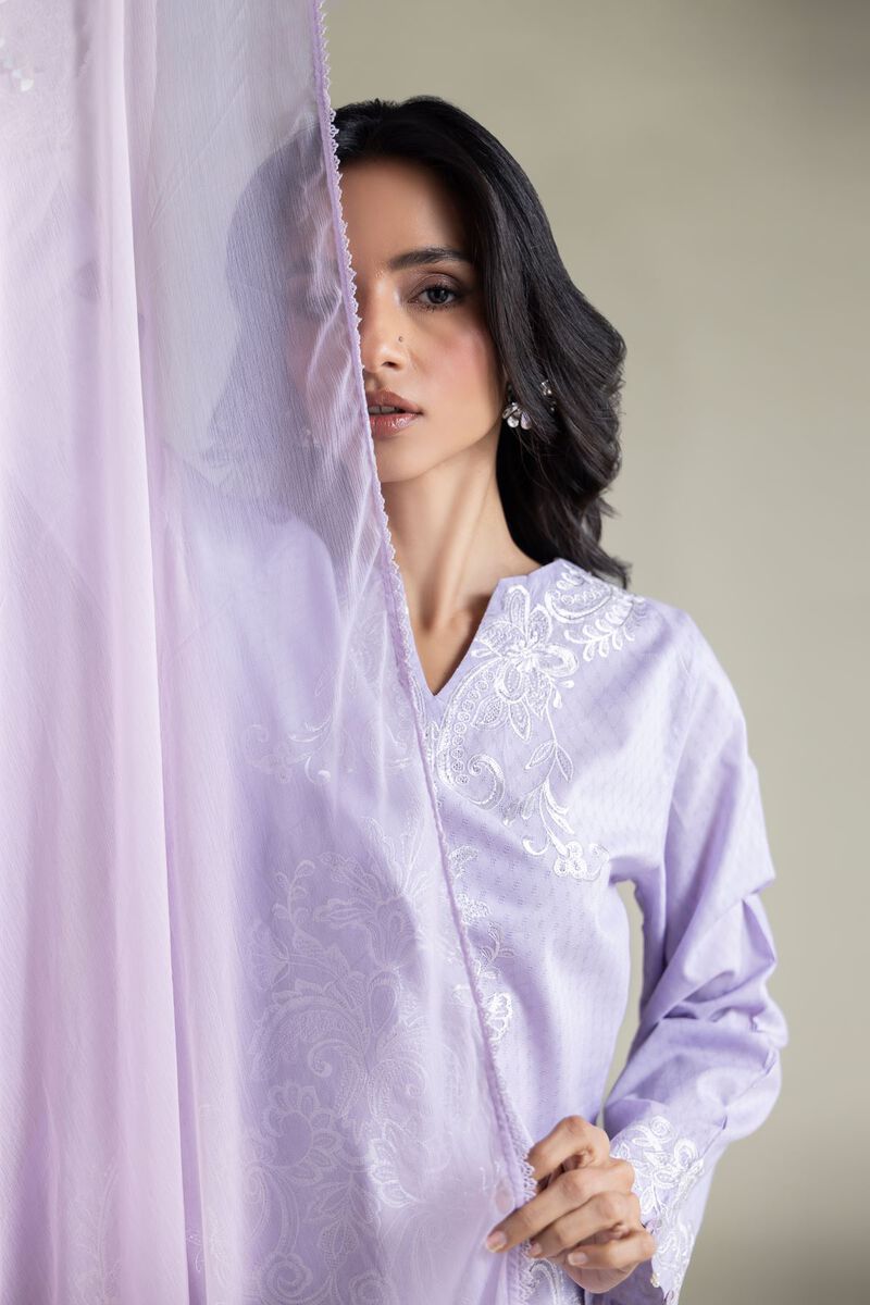 Embroidered | Chiffon | Draped Floral Dupatta | USD 30.00