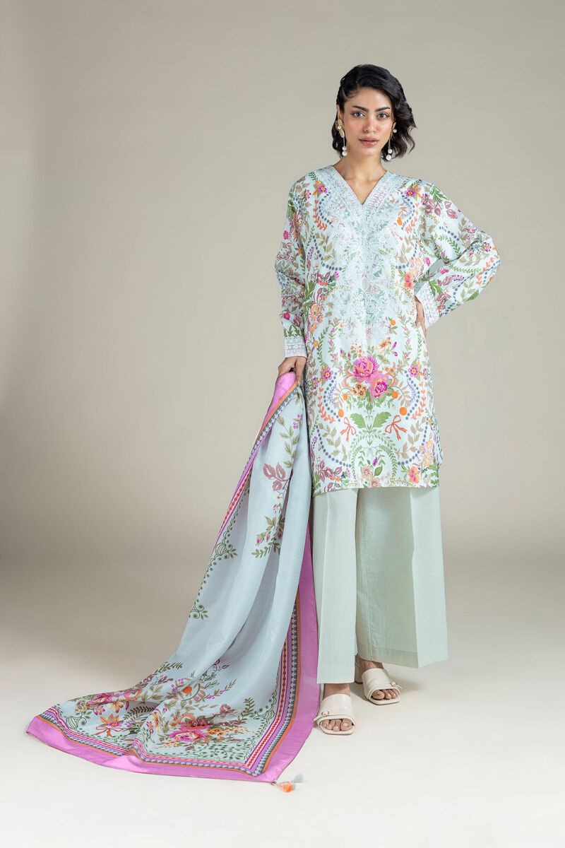 Printed | Jacquard | Tailored 3 Piece | USD 70.00