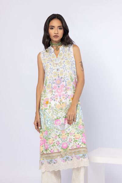 Embroidered | Crosshatch Raw Silk | Kurta | USD 40.00
