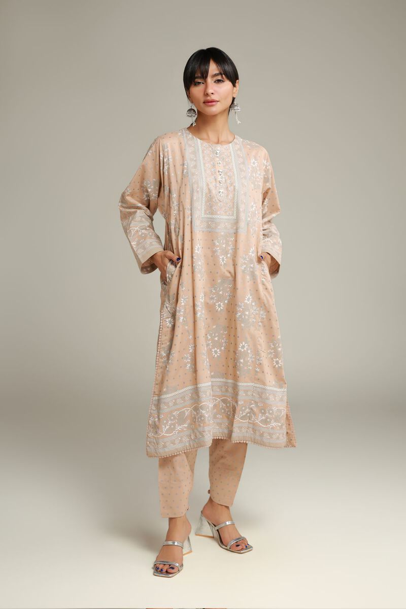 Printed | Cambric | Longline Cambric Kurta | USD 35.00