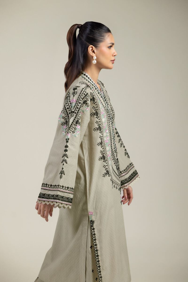 Embroidered | Cotton Dobby | 2-Piece Tailored Set | USD 70.00