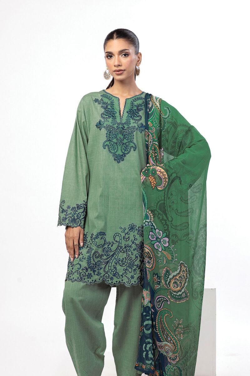 Embroidered | Crosshatch | Tailored 3 Piece | USD 32.50