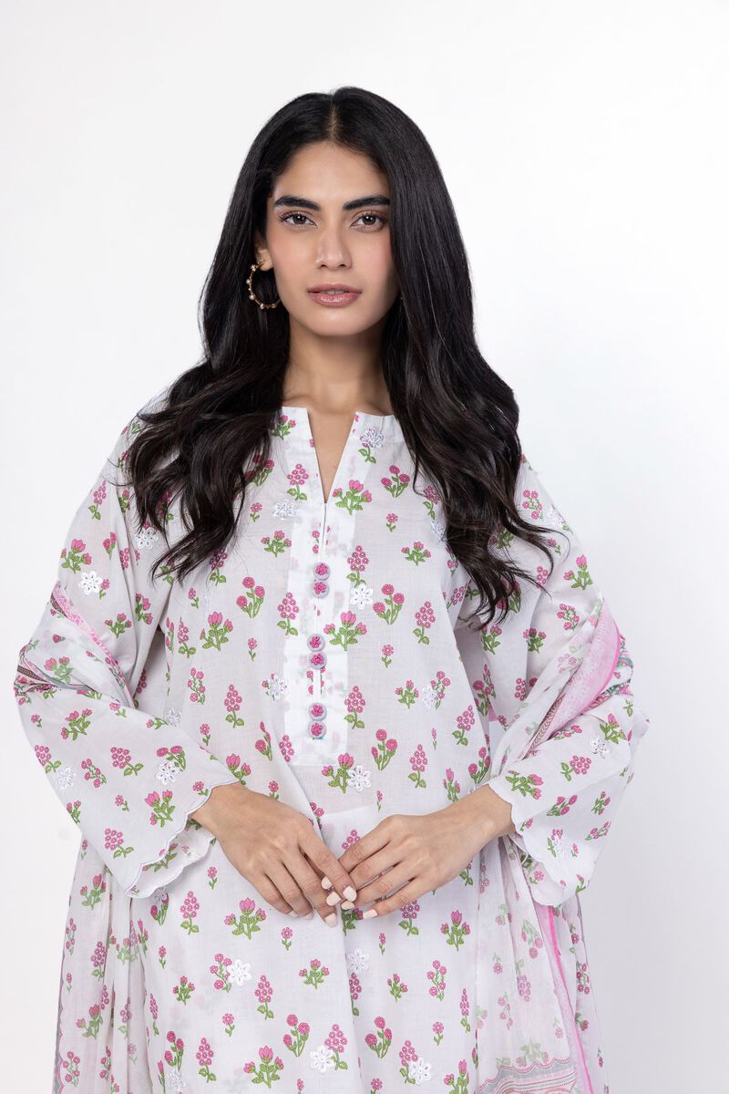 Embroidered | Lawn | Fabrics 3 Piece | USD 45.00